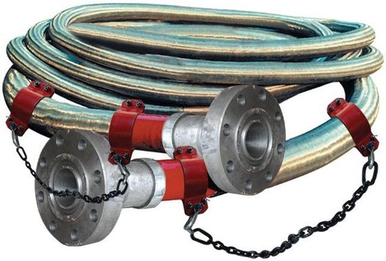 3 &quot;900LB Flanged 3 1/2&quot; ID de alta presión Coflexip manguera 5000 Psi manguera ignífugo para el campo de petróleo API 16C