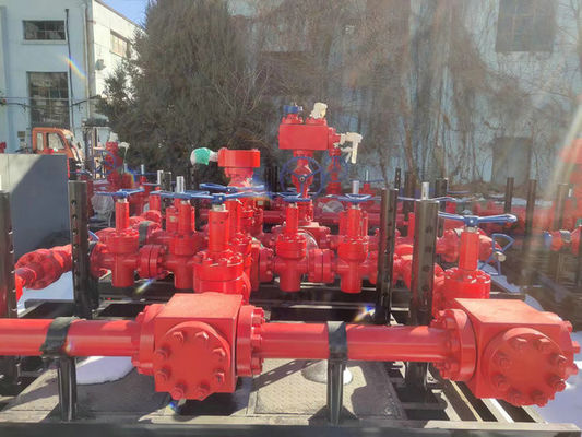 La obstrucción hidráulica de 1 pulgada mata a alta presión multíple con las válvulas de la obstrucción
