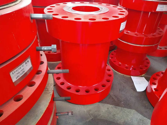 Adaptador mecánico tachonado doble rojo del reborde del adaptador para el campo petrolífero