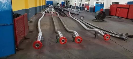 3 &quot;900LB Flanged 3 1/2&quot; ID de alta presión Coflexip manguera 5000 Psi manguera ignífugo para el campo de petróleo API 16C