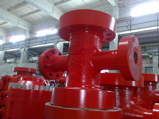 API 6A Adaptador de doble puntado de forja para conexión de bridas