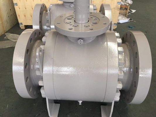 Control de aire o control hidráulico ASME B16.34 Material válvula de bolas hidráulica para desviador de 12&quot; clase 300/600/900 -46-250C