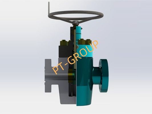 API 6A Valva de puerta manual de la serie FLS H2S servicio ácido para el colector de estrangulamiento y el árbol de Navidad