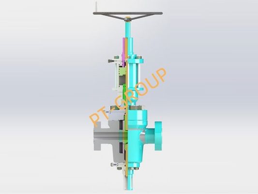 API 6A válvula de puerta hidráulica serie FLS para el servicio ácido H2S adecuado para el colector de estrangulamiento y árbol de Navidad