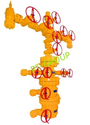 Arbol de Navidad de material AA-HH de alta presión para cabeza de pozo anticorrosión y desviador de perforación Norma API 6A